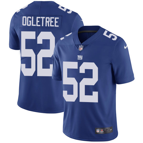 Nike Giants #52 Alec Ogletree Royal Blue Team Color Men's Stitched NFL Vapor Untouchable Limited Jersey